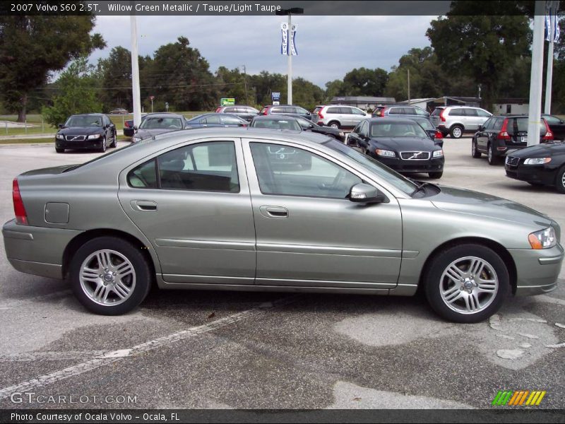 Willow Green Metallic / Taupe/Light Taupe 2007 Volvo S60 2.5T
