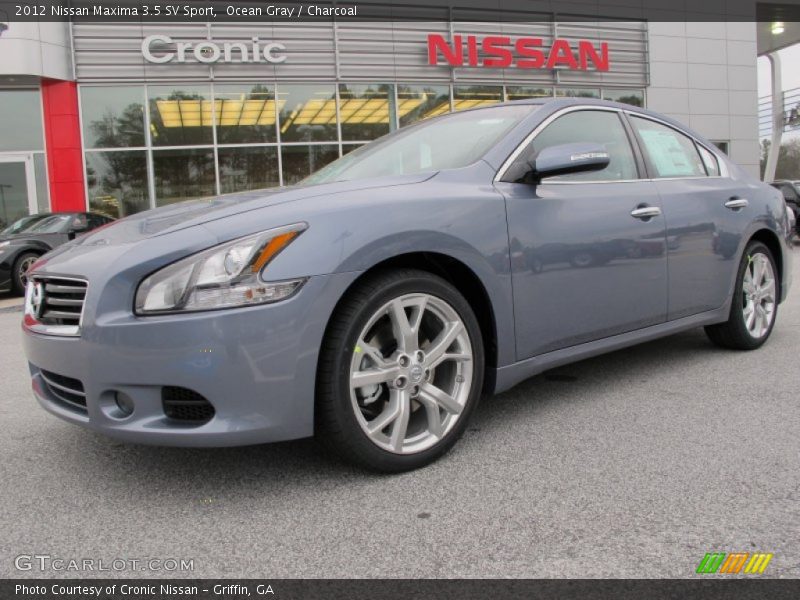 Ocean Gray / Charcoal 2012 Nissan Maxima 3.5 SV Sport