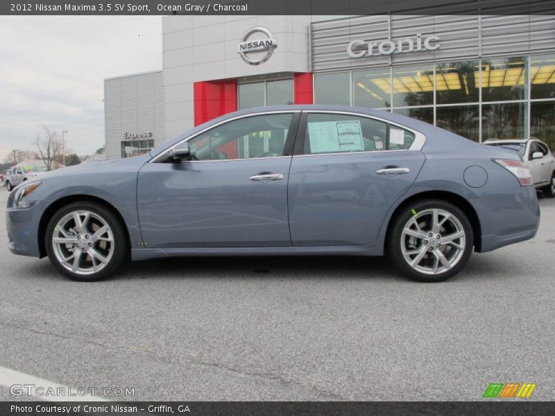 Ocean Gray / Charcoal 2012 Nissan Maxima 3.5 SV Sport