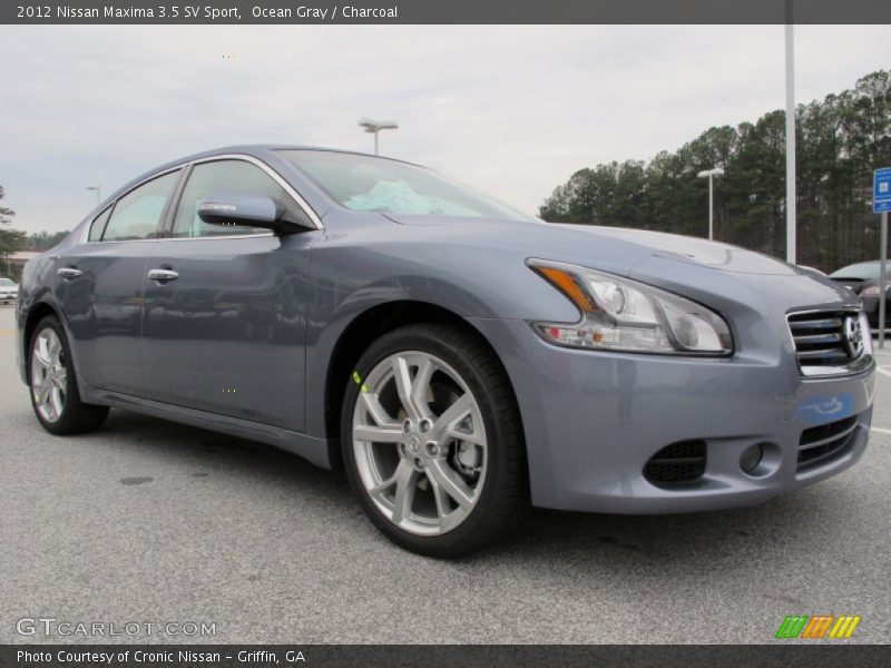 Ocean Gray / Charcoal 2012 Nissan Maxima 3.5 SV Sport