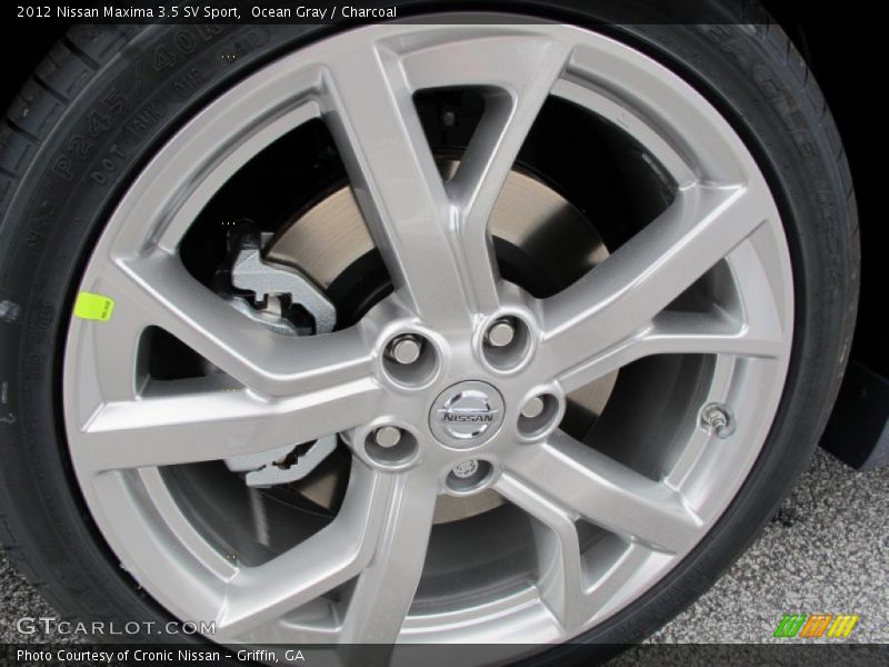Ocean Gray / Charcoal 2012 Nissan Maxima 3.5 SV Sport