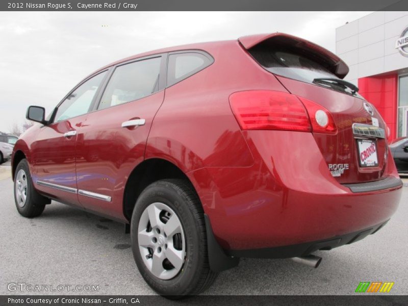 Cayenne Red / Gray 2012 Nissan Rogue S