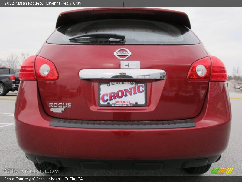 Cayenne Red / Gray 2012 Nissan Rogue S