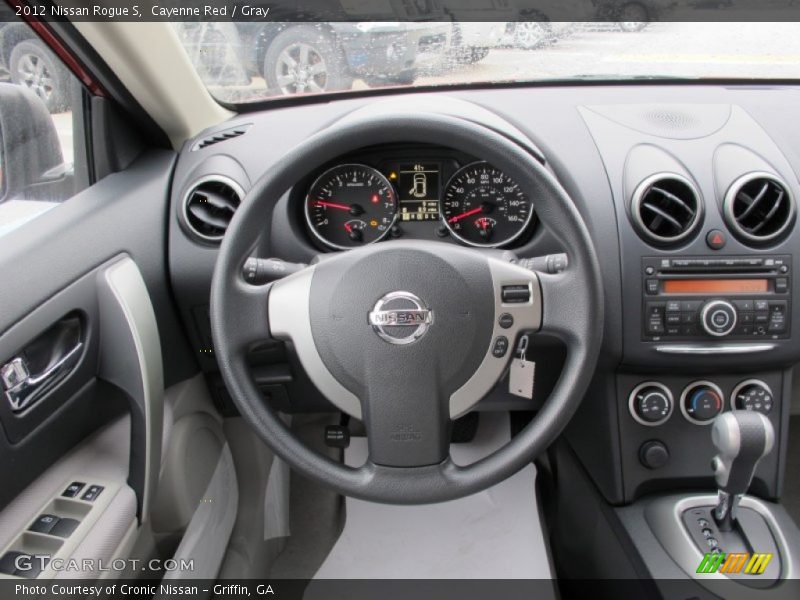 Cayenne Red / Gray 2012 Nissan Rogue S