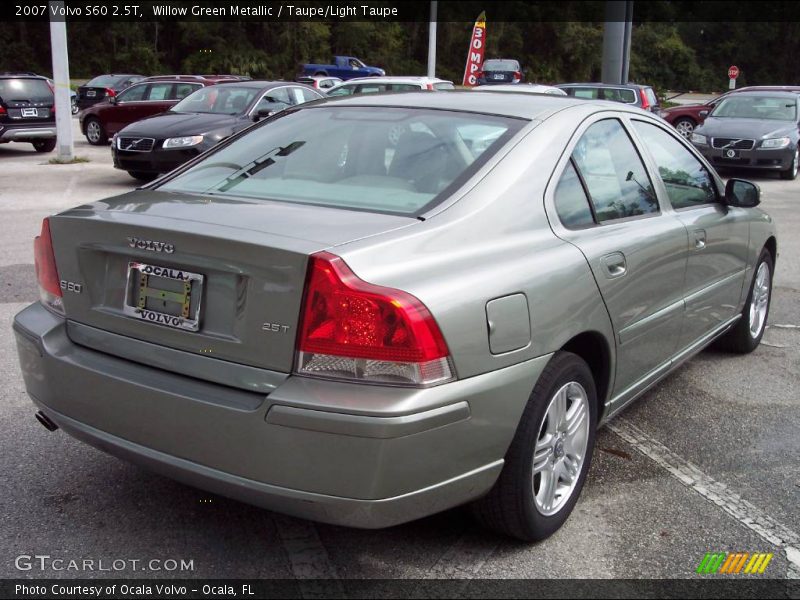 Willow Green Metallic / Taupe/Light Taupe 2007 Volvo S60 2.5T