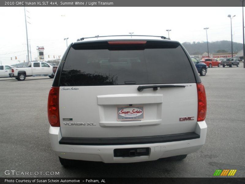 Summit White / Light Titanium 2010 GMC Yukon XL SLT 4x4