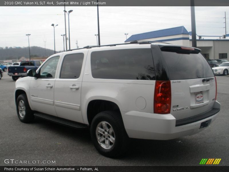 Summit White / Light Titanium 2010 GMC Yukon XL SLT 4x4