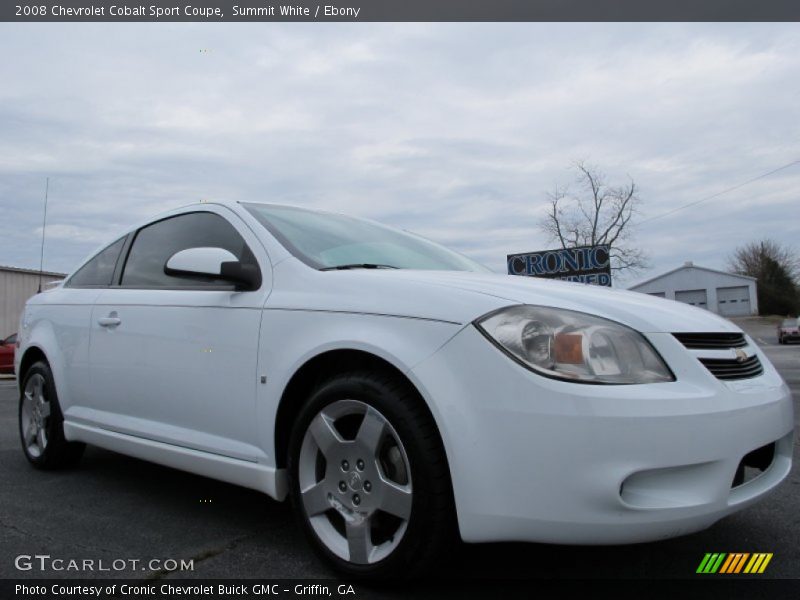 Summit White / Ebony 2008 Chevrolet Cobalt Sport Coupe