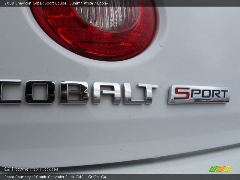 Summit White / Ebony 2008 Chevrolet Cobalt Sport Coupe