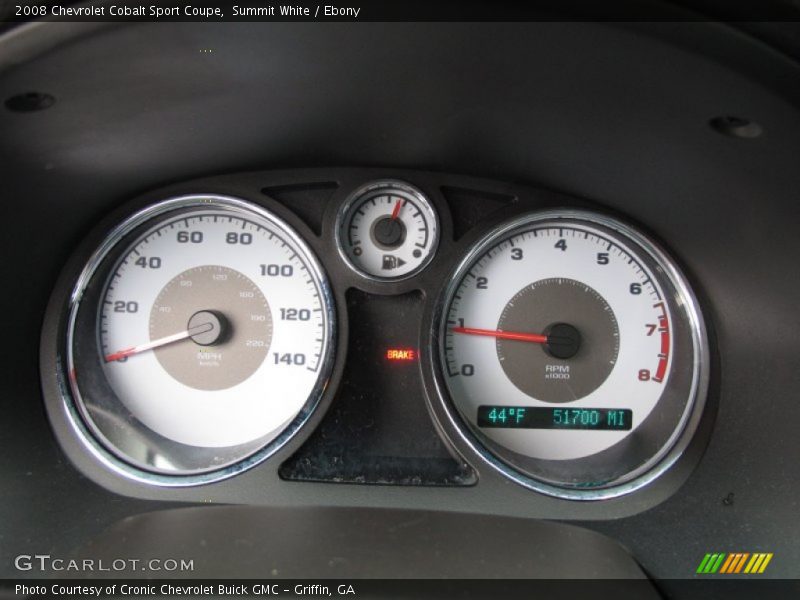 Summit White / Ebony 2008 Chevrolet Cobalt Sport Coupe