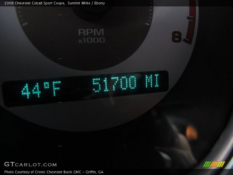 Summit White / Ebony 2008 Chevrolet Cobalt Sport Coupe