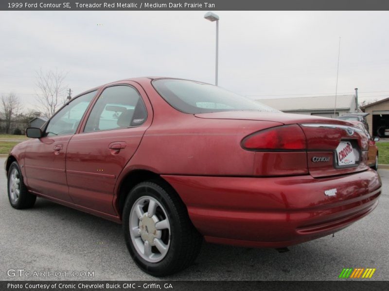 Toreador Red Metallic / Medium Dark Prairie Tan 1999 Ford Contour SE