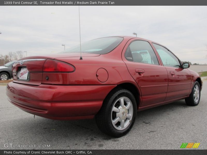 Toreador Red Metallic / Medium Dark Prairie Tan 1999 Ford Contour SE