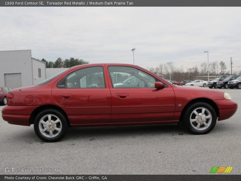 Toreador Red Metallic / Medium Dark Prairie Tan 1999 Ford Contour SE