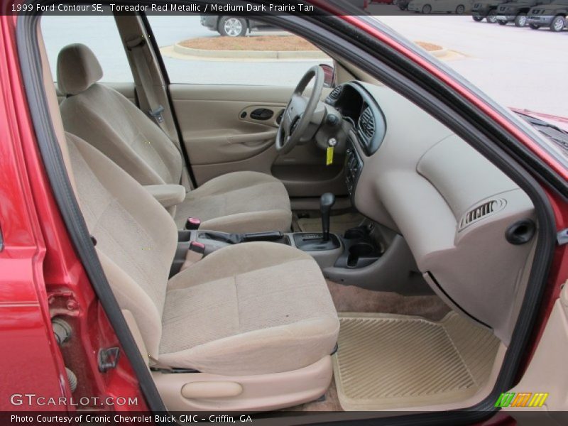 Toreador Red Metallic / Medium Dark Prairie Tan 1999 Ford Contour SE
