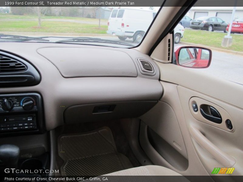 Toreador Red Metallic / Medium Dark Prairie Tan 1999 Ford Contour SE