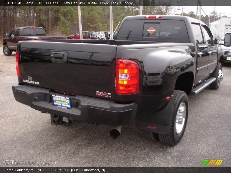 Onyx Black / Ebony 2011 GMC Sierra 3500HD Denali Crew Cab 4x4 Dually