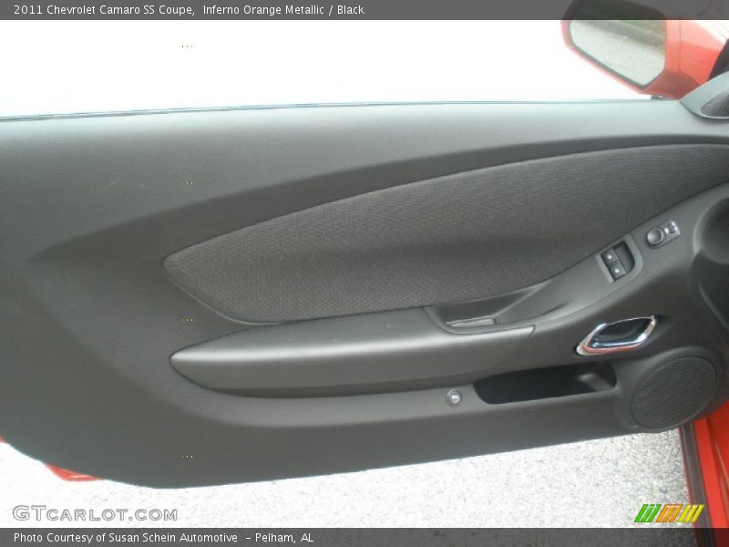 Inferno Orange Metallic / Black 2011 Chevrolet Camaro SS Coupe