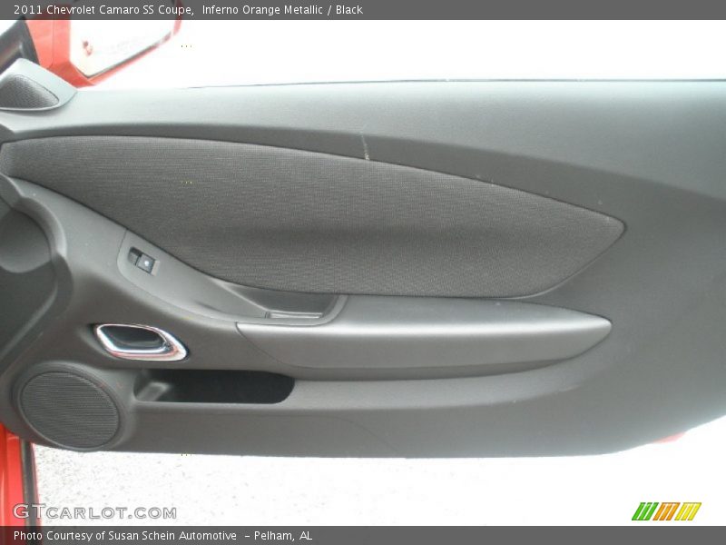 Inferno Orange Metallic / Black 2011 Chevrolet Camaro SS Coupe