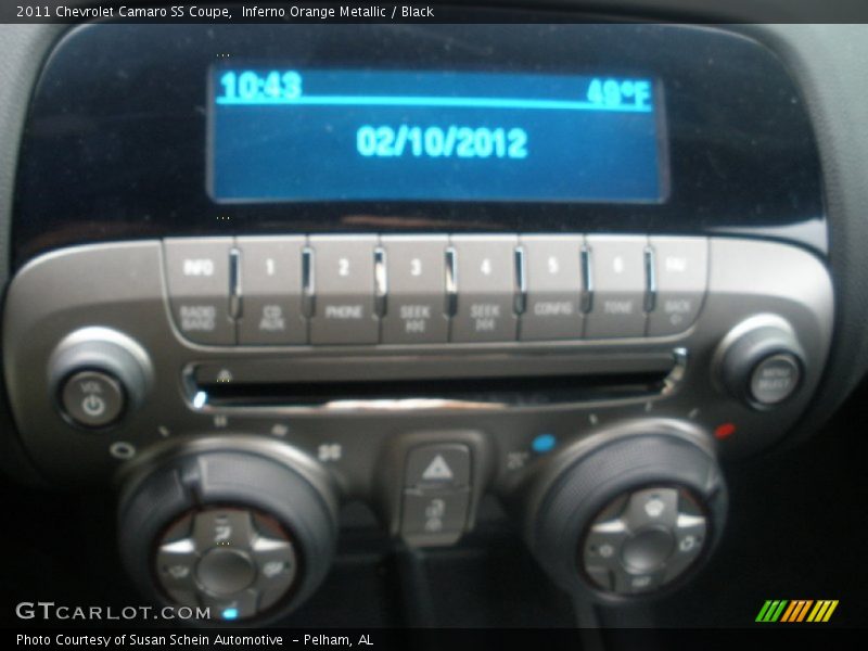 Inferno Orange Metallic / Black 2011 Chevrolet Camaro SS Coupe