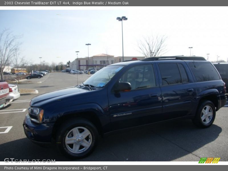 Indigo Blue Metallic / Medium Oak 2003 Chevrolet TrailBlazer EXT LT 4x4