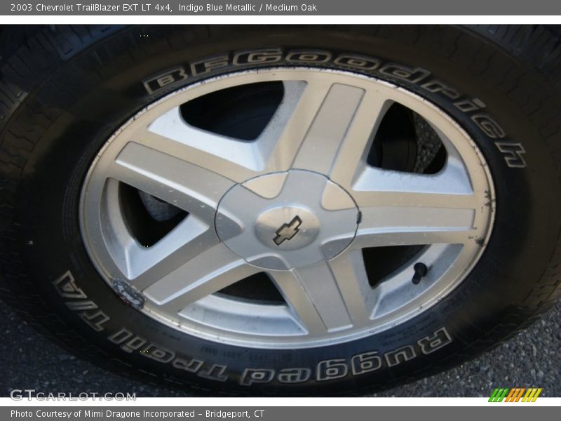 Indigo Blue Metallic / Medium Oak 2003 Chevrolet TrailBlazer EXT LT 4x4