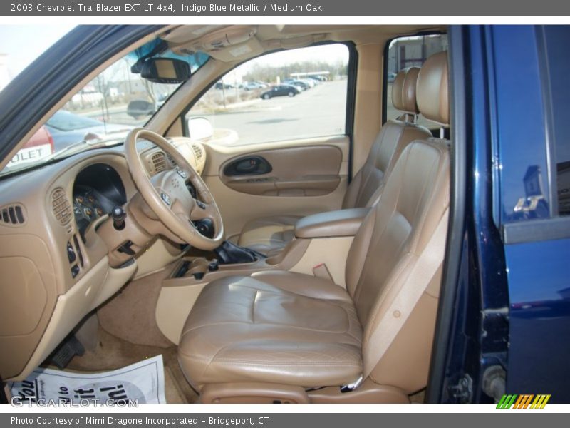 Indigo Blue Metallic / Medium Oak 2003 Chevrolet TrailBlazer EXT LT 4x4