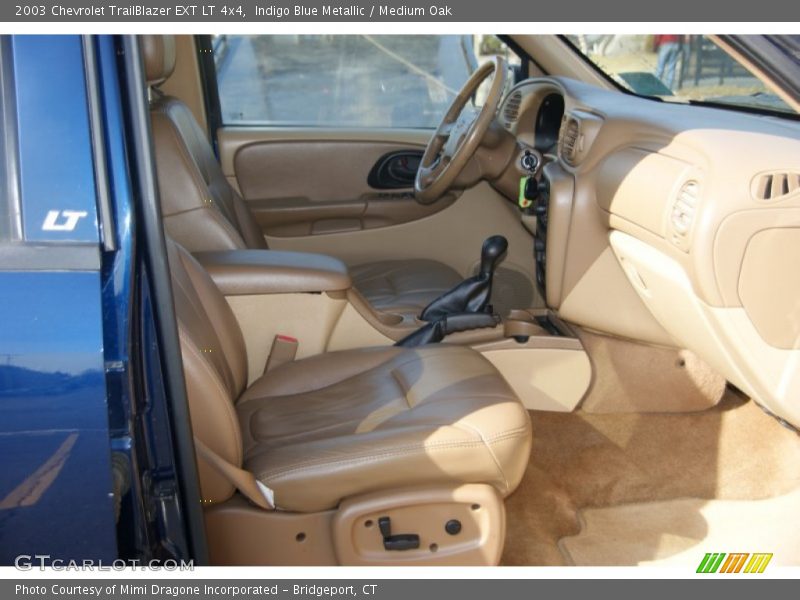 Indigo Blue Metallic / Medium Oak 2003 Chevrolet TrailBlazer EXT LT 4x4