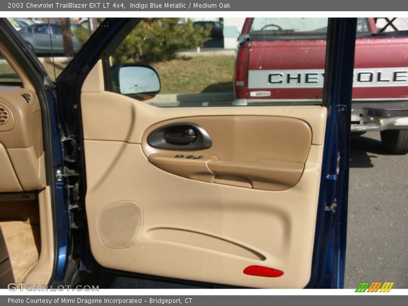 Indigo Blue Metallic / Medium Oak 2003 Chevrolet TrailBlazer EXT LT 4x4
