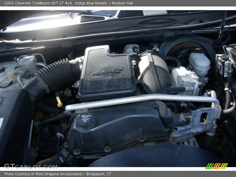Indigo Blue Metallic / Medium Oak 2003 Chevrolet TrailBlazer EXT LT 4x4