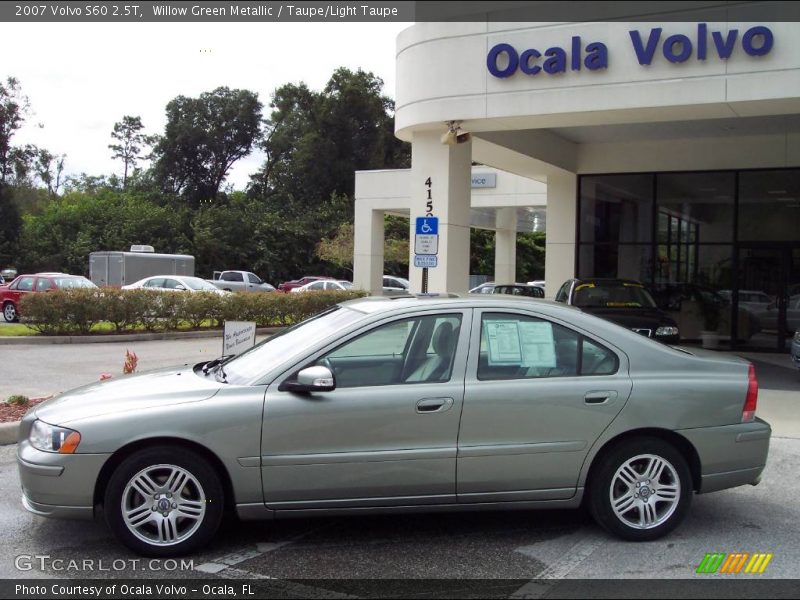 Willow Green Metallic / Taupe/Light Taupe 2007 Volvo S60 2.5T