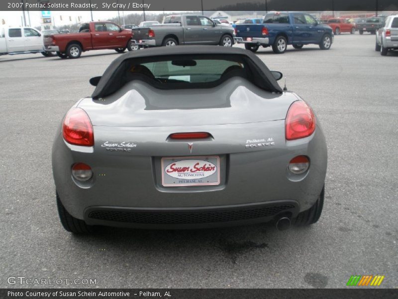 Sly Gray / Ebony 2007 Pontiac Solstice Roadster