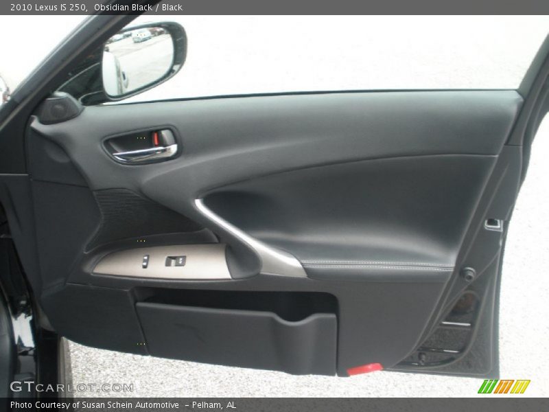 Obsidian Black / Black 2010 Lexus IS 250