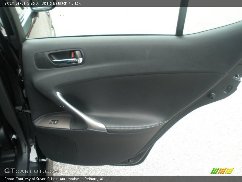 Obsidian Black / Black 2010 Lexus IS 250