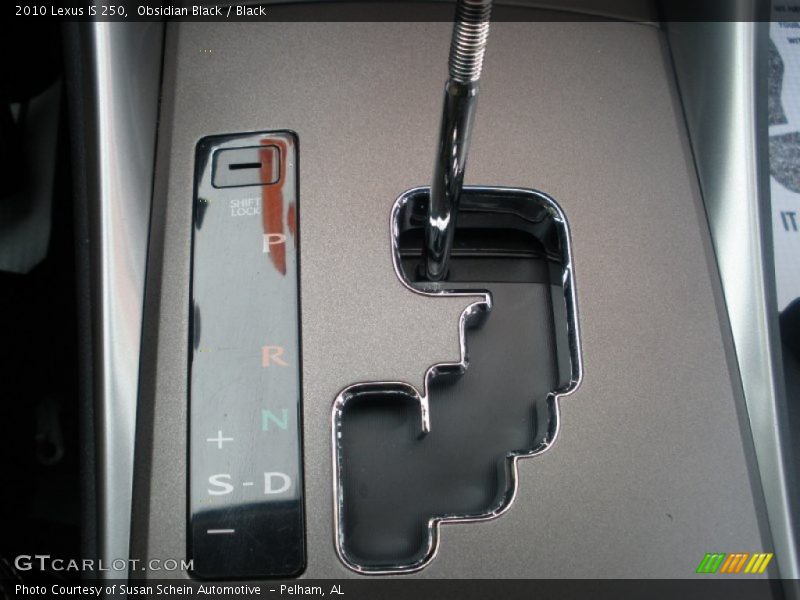Obsidian Black / Black 2010 Lexus IS 250