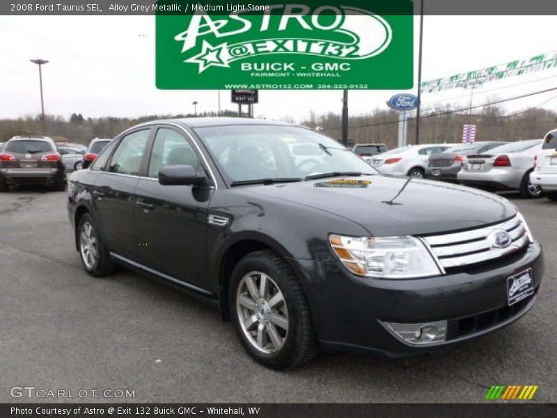 Alloy Grey Metallic / Medium Light Stone 2008 Ford Taurus SEL