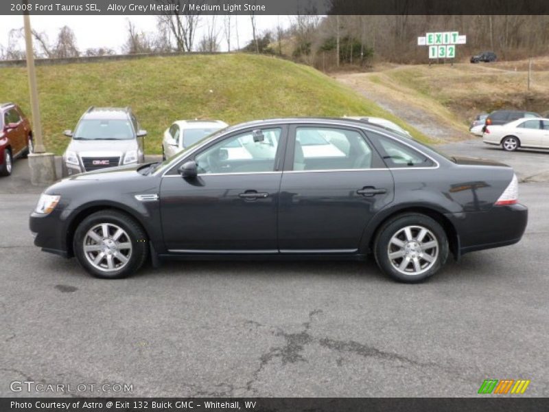 Alloy Grey Metallic / Medium Light Stone 2008 Ford Taurus SEL