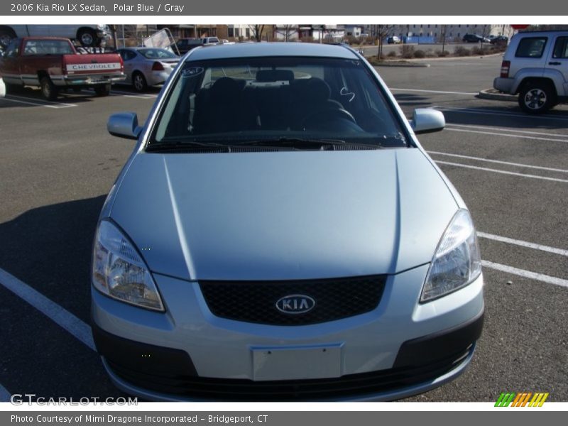 Polar Blue / Gray 2006 Kia Rio LX Sedan