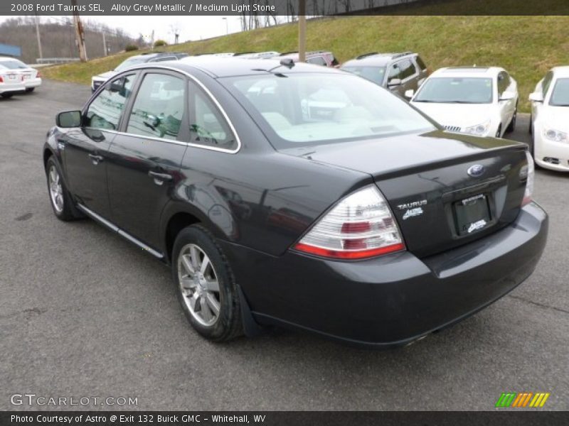Alloy Grey Metallic / Medium Light Stone 2008 Ford Taurus SEL