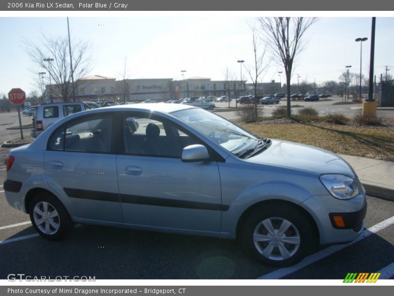 Polar Blue / Gray 2006 Kia Rio LX Sedan