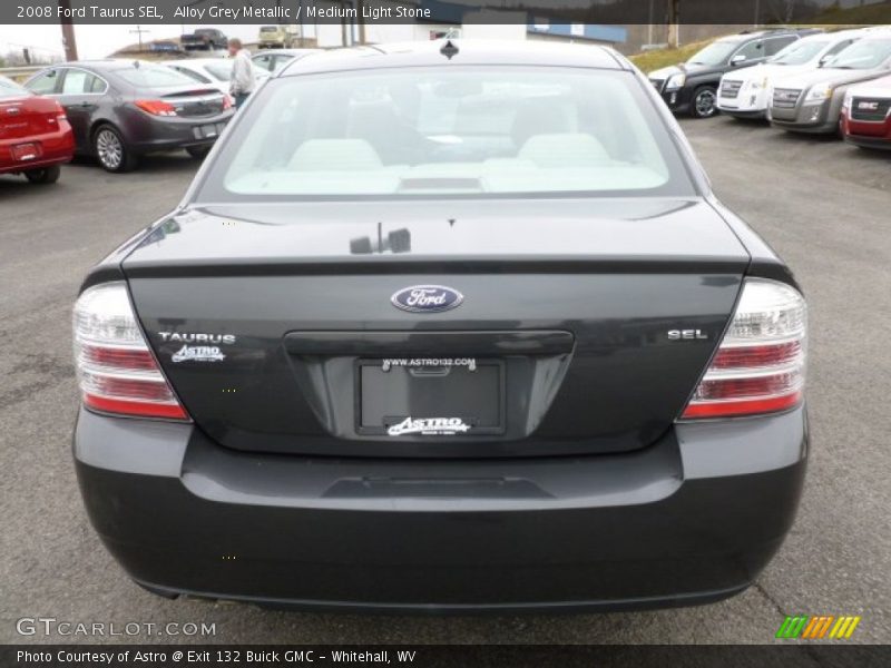 Alloy Grey Metallic / Medium Light Stone 2008 Ford Taurus SEL
