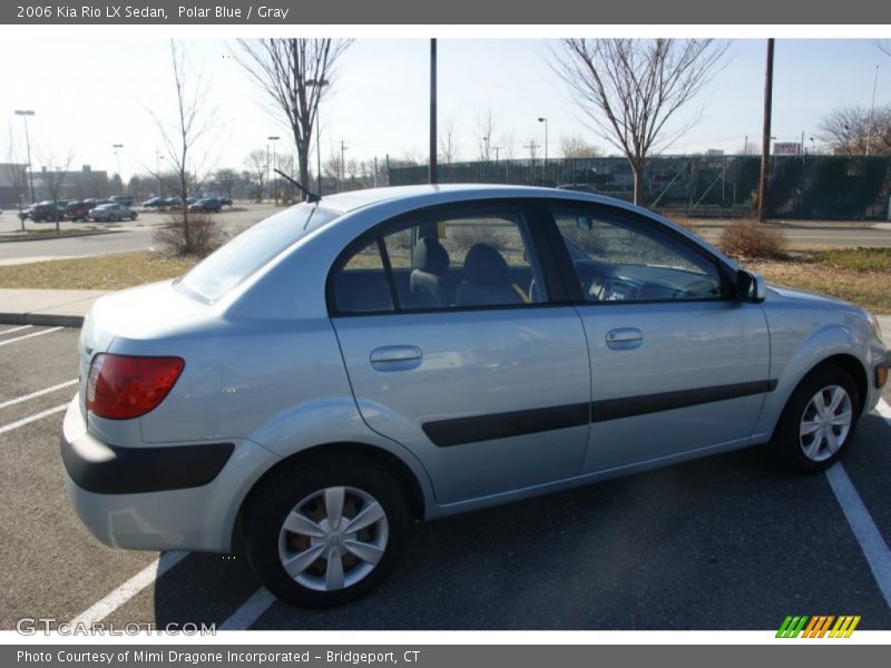 Polar Blue / Gray 2006 Kia Rio LX Sedan