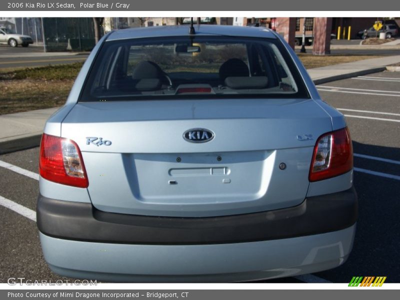 Polar Blue / Gray 2006 Kia Rio LX Sedan