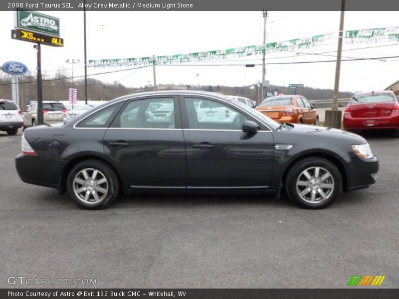 Alloy Grey Metallic / Medium Light Stone 2008 Ford Taurus SEL