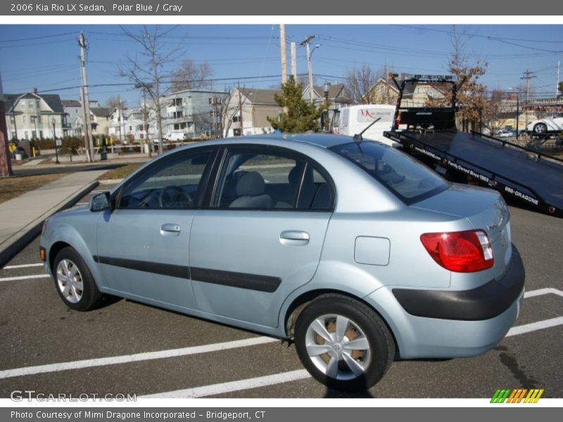 Polar Blue / Gray 2006 Kia Rio LX Sedan