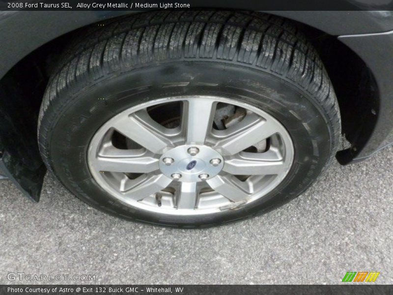 Alloy Grey Metallic / Medium Light Stone 2008 Ford Taurus SEL