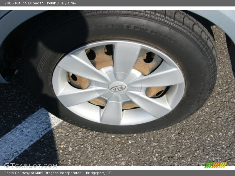 Polar Blue / Gray 2006 Kia Rio LX Sedan