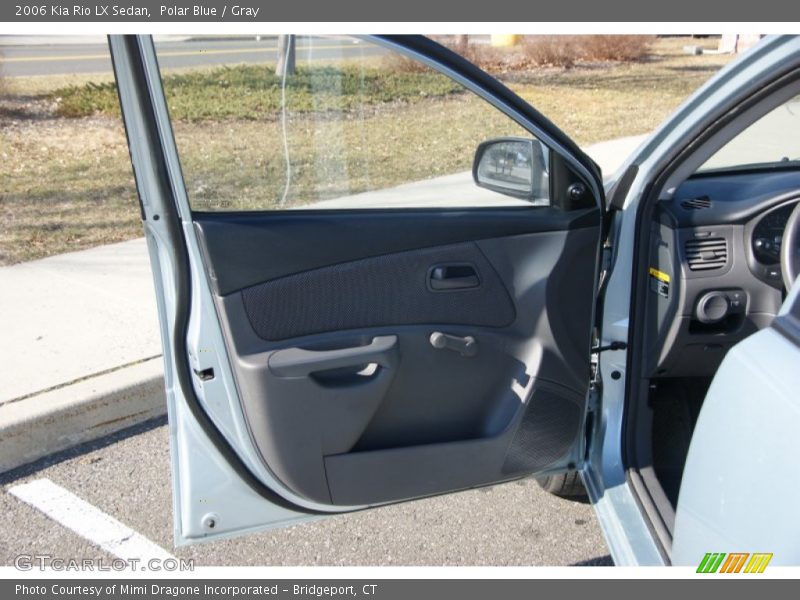 Polar Blue / Gray 2006 Kia Rio LX Sedan
