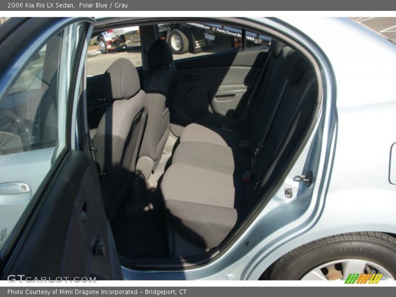 Polar Blue / Gray 2006 Kia Rio LX Sedan