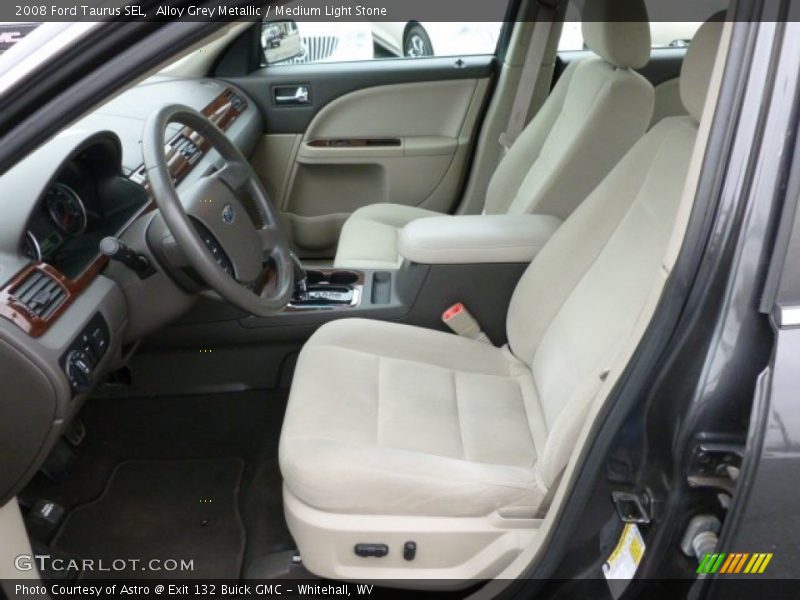 Alloy Grey Metallic / Medium Light Stone 2008 Ford Taurus SEL